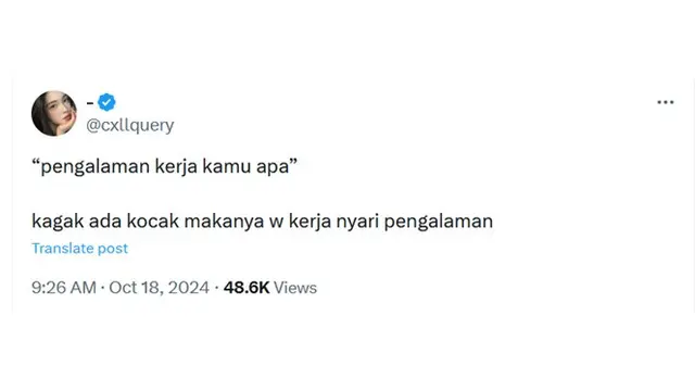 6 Jawaban Dalam Hati Netizen ketika Wawancara Kerja Ini Bikin Tepuk Jidat