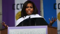 Pidato Michelle Obama di Kampus New York, Puji Keragaman AS  (ABCNews)