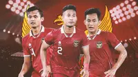 Timnas Indonesia - Bagas Kaffa, Kanu Helmiawan, dan Komang Teguh Trisnanda (Bola.com/Decika Fatmawaty)