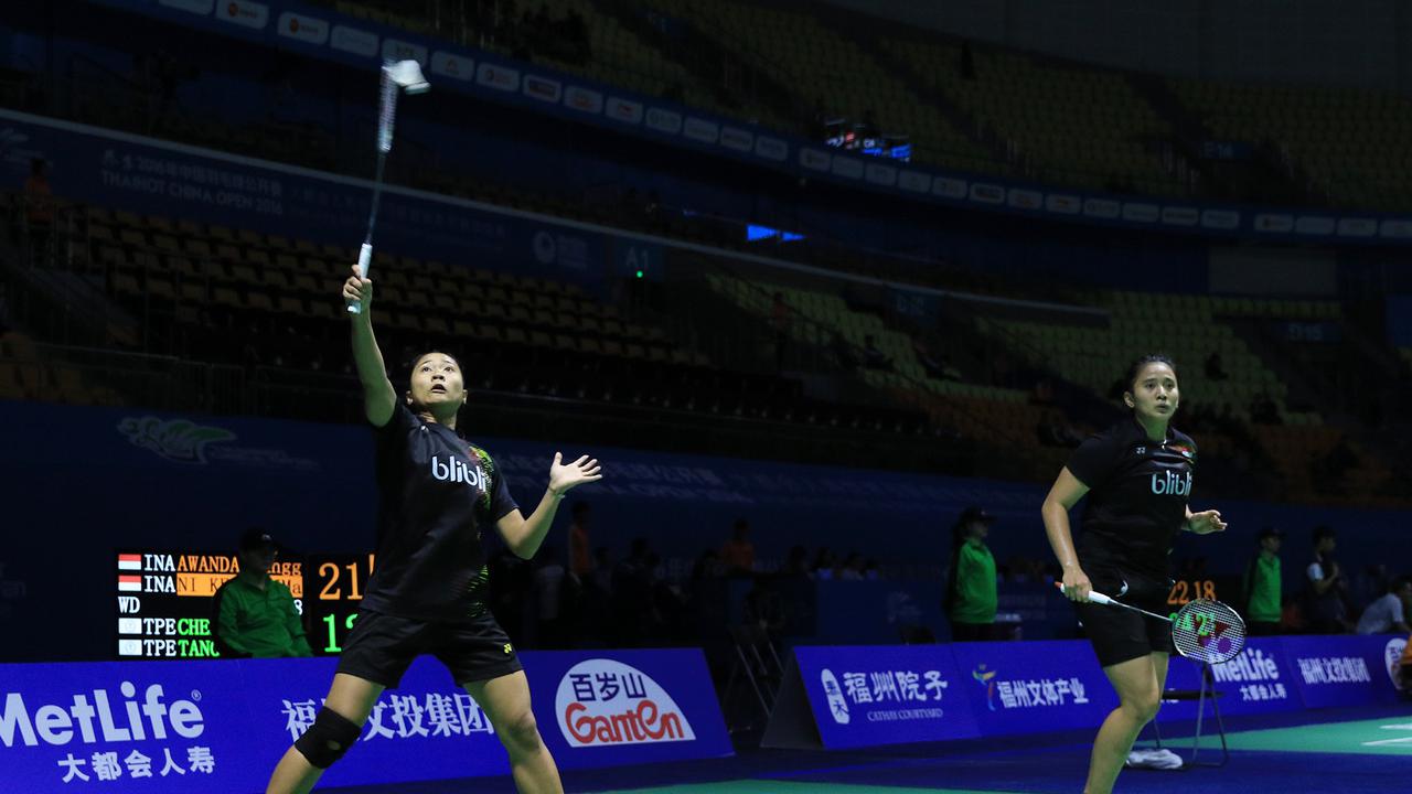Ganda putri Anggia Shitta Awanda/Ni Ketut Mahadewi Istarani bertemu unggulan pertama Malaysia Open 2017 asal Jepang, Misaki Matsutomo/Ayaka Takahashi (Jepang), pada babak kedua, Kamis (6/4/2017). 