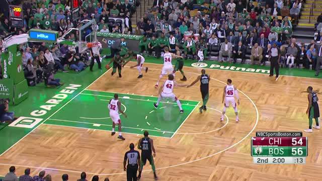 Berita video game recap NBA 2017-2018 antara Boston Celtics melawan Chicago Bulls dengan skor 117-92.