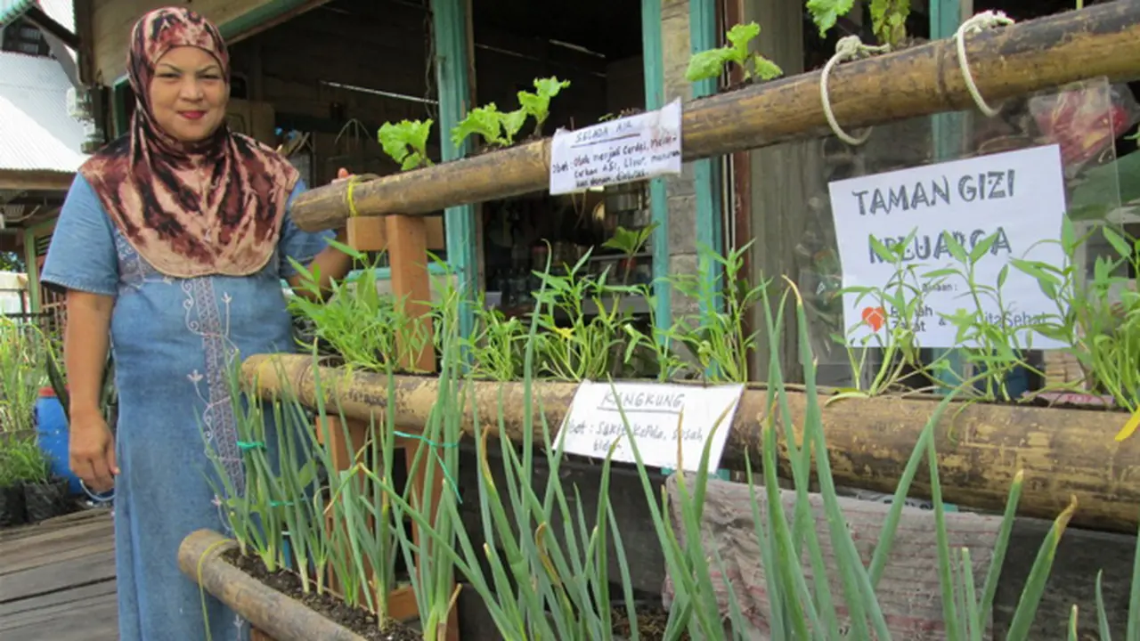 Memaksimalkan Lahan dengan Kebun Gizi Keluarga