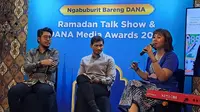 Media Gathering: Ngabuburit Bersama Dana yang digelar di Jakarta. (Liputan6.com/Dinda Charmelita Trias Maharani).