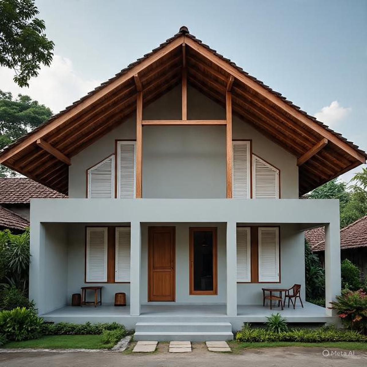 9 Desain Rumah Kampung Tapi Terlihat Seperti Rumah Rp 500 Juta, Hunian Sederhana Modern