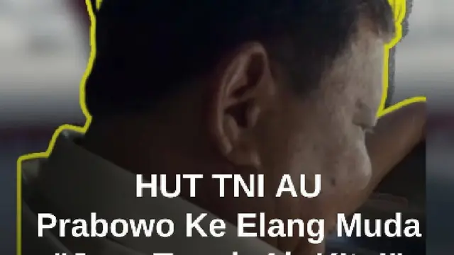 Spesial Dari Kokpit Pesawat, Prabowo Ucapkan HUT TNI AU: Elang-Elang Muda Jaga Tanah Air Kita