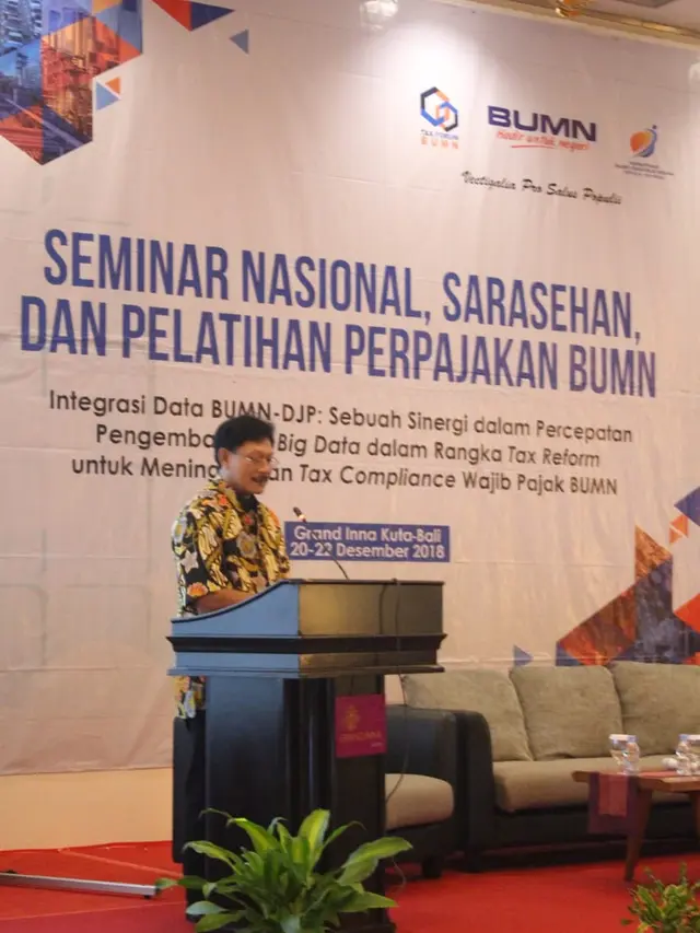 Sebanyak 86 Badan Usaha Milik Negara (BUMN) berkumpul di Bali untuk mendukung program Integrasi Data Perpajakan dengan Direktorat Jenderal Pajak (DJP).  Dok DJP