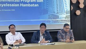 Menkeu Purbaya Yudhi Sadewa saat konferensi pers di Kementerian Keuangan, Jakarta Pusat, ditulis Rabu (24/12/2025). (Foto: Liputan6.com/Tira Santia)