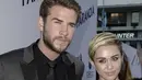 Baru-baru ini gosip melanda Miley dan Liam. Kabarnya, pernikahan mereka batal karena kasus perselingkuhan yang diduga dilakukan oleh Liam. (AFP/Bintang.com)