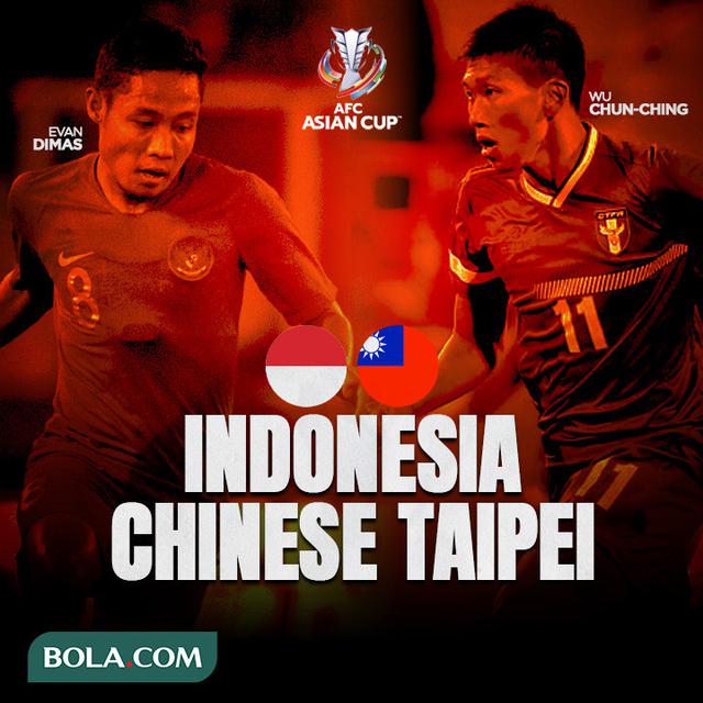 Kualifikasi Piala Asia - Duel Kapten - Indonesia Vs Chinese Taipei