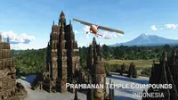Komplek Candi Prambanan di Microsoft Flight Simulator (YouTube Xbox)