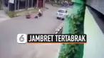 PELAKU JAMBRET TERTABRAK MOBIL USAI JALANKAN AKSINYA