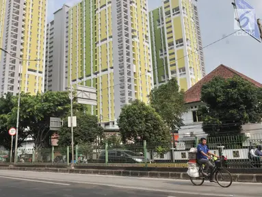 Suasana rumah susun sewa (Rusunawa) Pasar Rumput, Jakarta, Senin (15/7/2019). Rusunawa Pasar Rumput rencananya akan diresmikan oleh Presiden Jokowi pada bulan Agustus 2019 mendatang. (merdeka.com/Iqbal S. Nugroho)