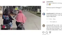 Terjadi Lagi, Emak-Emak Sein Kanan Belok Kiri Nyaris Bikin Celaka Orang