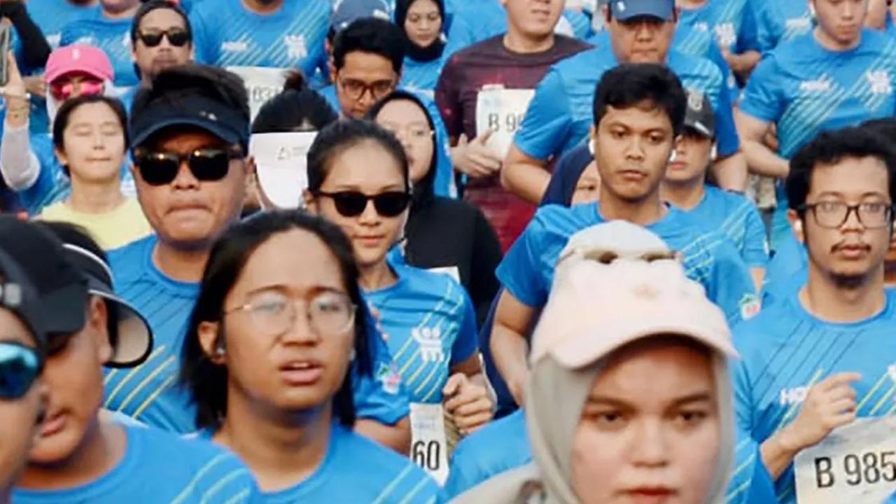 FOTO: Penampakan 10.000 Peserta Ramaikan Jakarta Marathon 2023