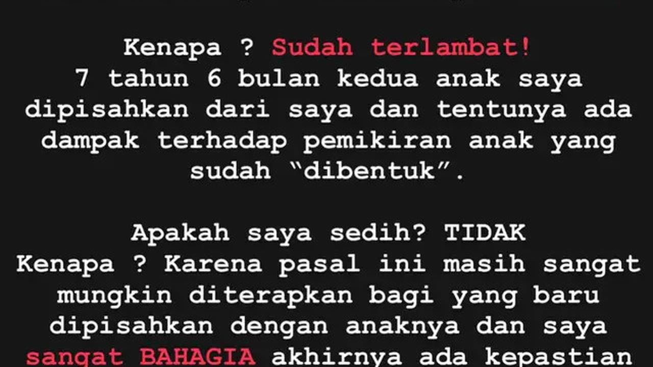 Alasan Tsania Marwa Tak Polisikan Atalarik Syach: Air Mata 7,5 Tahun Saya Ikhlaskan, Allahuakbar...