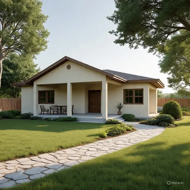 Inspirasi Desain Rumah Mungil Minimalis Modern di Pedesaan