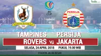 AFC CUP_Tampines Rovers Vs Persija Jakarta (Bola.com/Adreanus Titus)