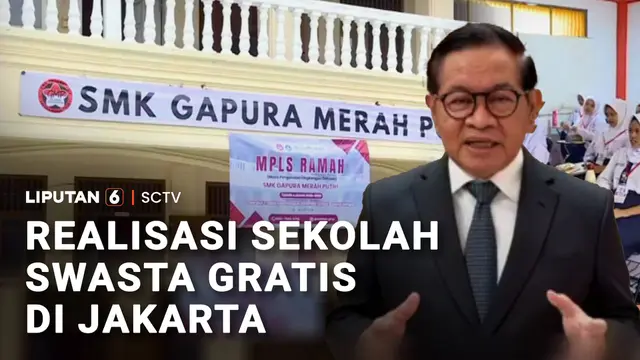 Realisasi Sekolah Swasta Gratis di Jakarta