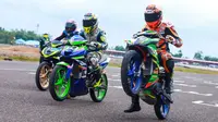 Kejurnas Motoprix Regional A Sumatera Selatan (Sumsel), Putaran IlI Sumsel Piala Presiden RI 2021, digelar di Kabupaten Muba Sumsel.(Dok. Kominfo Muba / Nefri Inge)