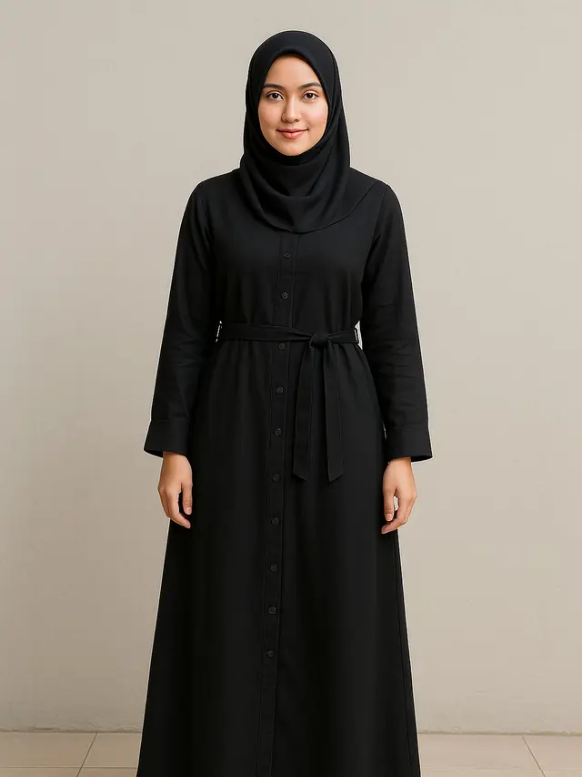 Model Gamis Syar'i yang Lebar tapi Nyaman (Foto: ChatGPT)