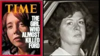 (kiri) Lynette Fromme, (kanan) Sarah Jane Moore. 2 wanita pembunuh gagal Presiden AS ke-38, Gerald R. Ford. (Time/barntheatre.org)