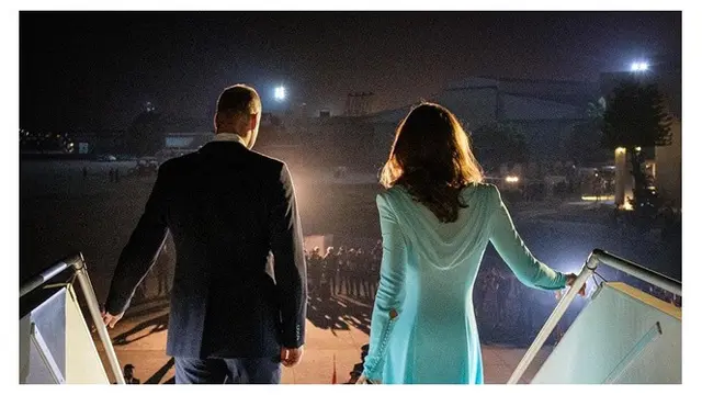 Momen Kate Middleton Saat di Pakistan, Pakai Baju Tradisional Hingga Naik Bajaj