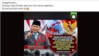 Cek Fakta: Hoaks, Presiden Prabowo Perintahkan TNI-Polri Tangkap Semua Masyarakat Aceh