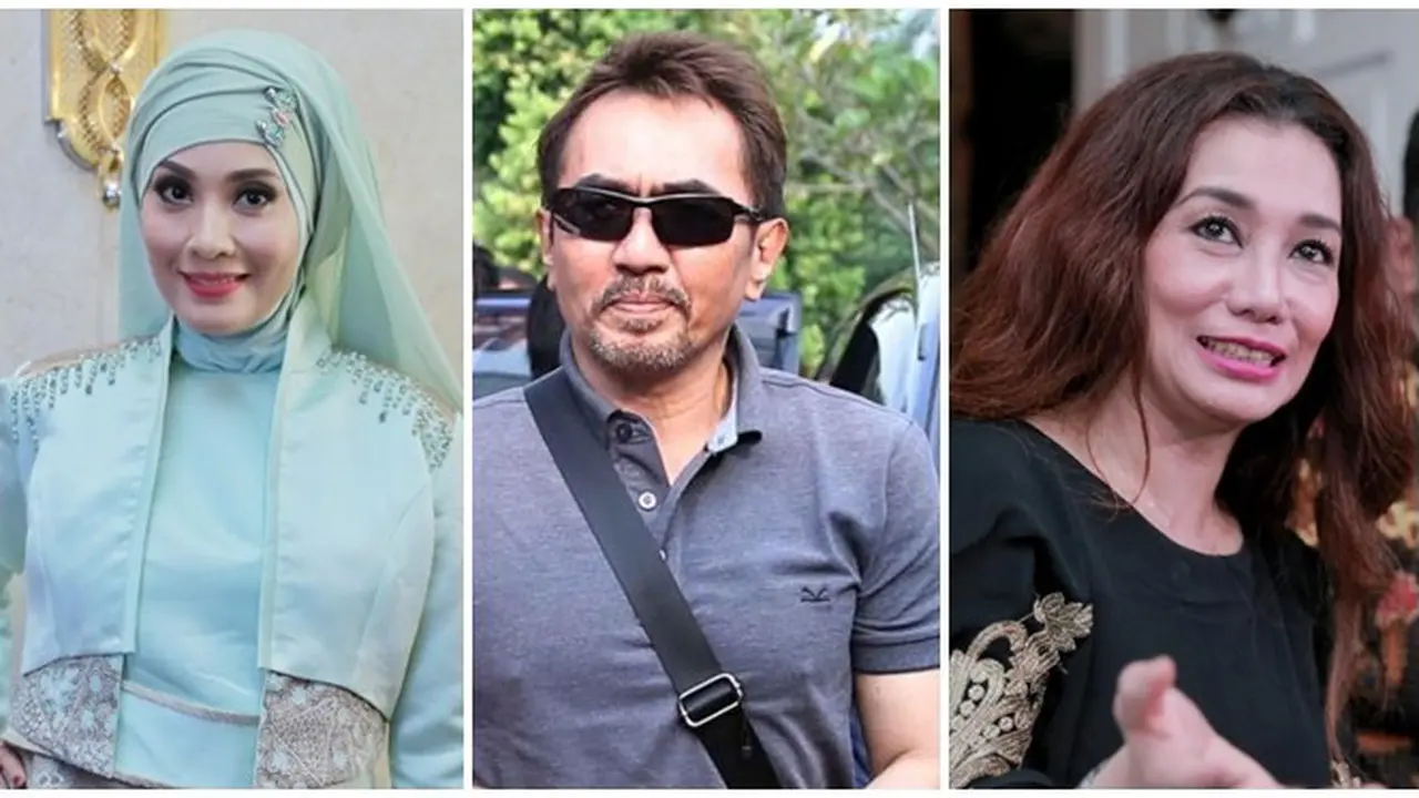 [Bintang] Elma Theana, Gatot Brajamusti dan Reza Artamevia 