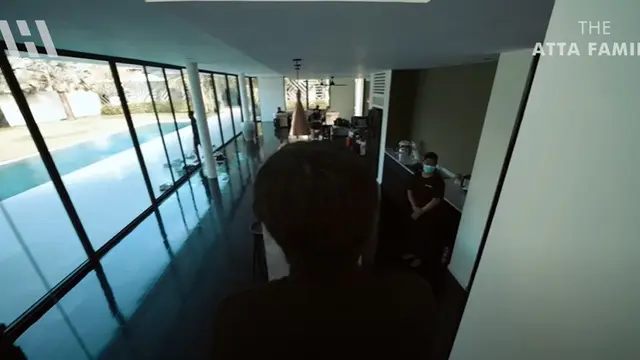 Villa yang ditempati Atta dan Aurel di Bali. (Foto: YouTube/AH)