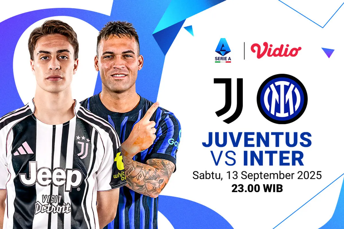 Live streaming Juventus vs Inter eksklusif di Vidio. (dok. vidio.com)