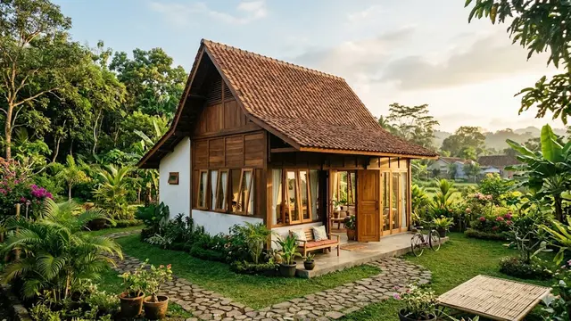 Model Rumah Sederhana di Desa