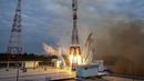 Pendarat bulan Rusia diperkirakan akan mencapai bulan pada 23 Agustus.  (Roscosmos State Space Corporation via AP)