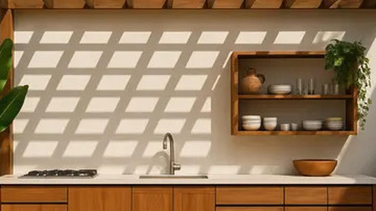 Dapur Semi Outdoor Minimalis Modern