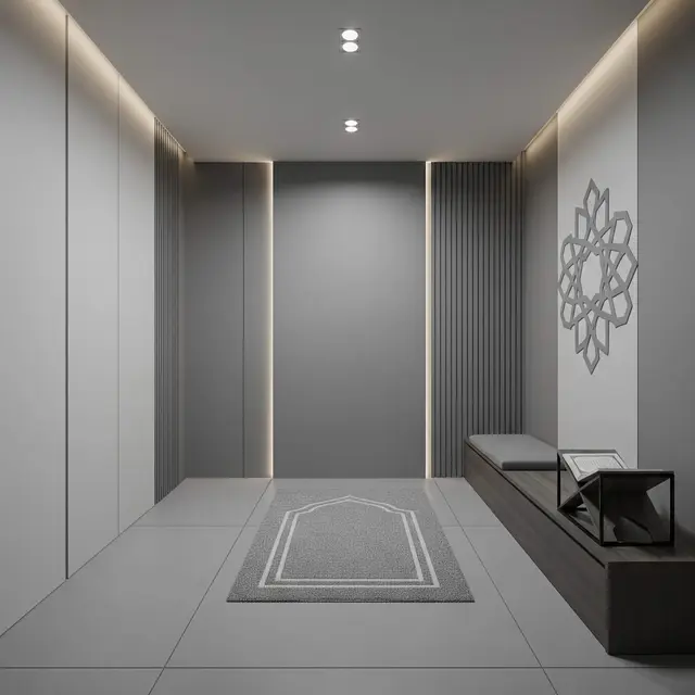 Desain Mushola di Dalam Rumah