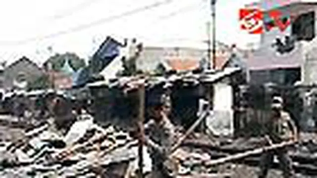 Ratusan Bangunan di Pasar Gaplok Dibongkar