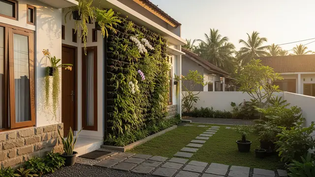 Gambar Rumah Minimalis Desa dengan Halaman Kecil tapi Terlihat Eksklusif/Gemini AI