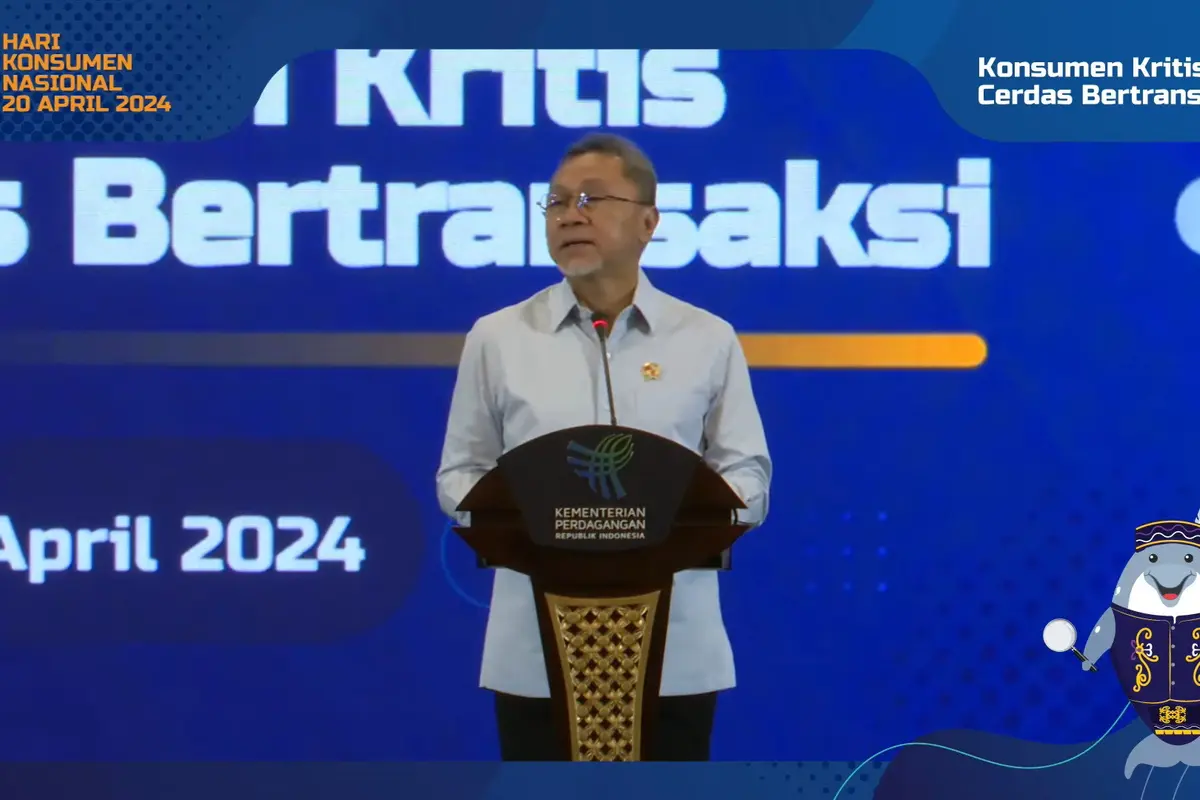 Menteri Perdagangan Zulkifli Hasan turut menyinggung soal agenda penetapan Presiden dan Wakil Presiden terpilih