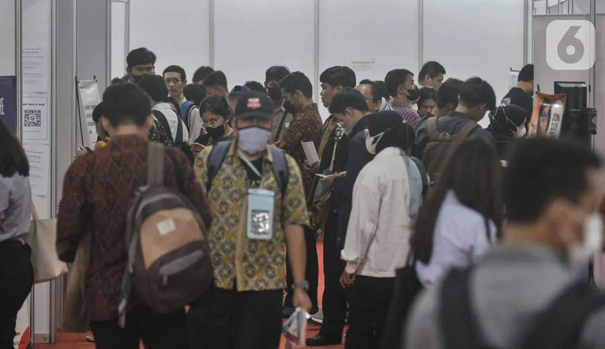 <p>Acara itu untuk mengurangi jumlah pengangguran terbuka di Jakarta yang mencapai 410.585 jiwa sesuai data BPS akhir 2022. (merdeka.com/Iqbal S Nugroho)</p>