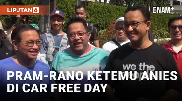 Pramono-Rano Bertemu Anies di CFD Jakarta