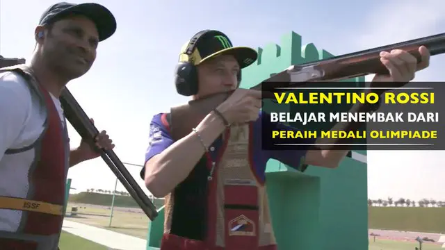 Jelang Seri Pembuka MotoGP 2017, Valentino Rossi Belajar Menembak 