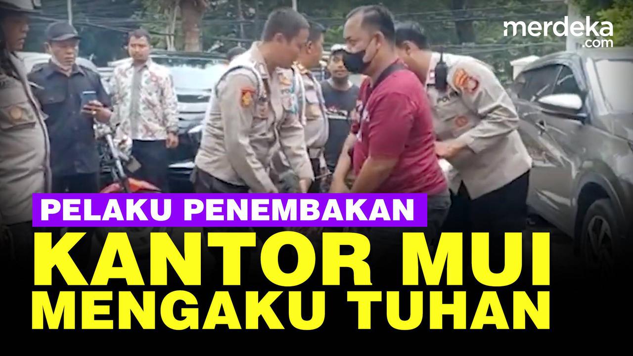 VIDEO: Wasekjen MUI Soal Penembakan "Pelaku Mengaku Tuhan"