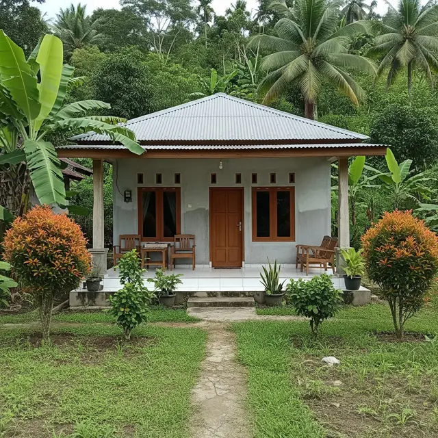9 Model Rumah 1 Lantai Biaya Rp30 Juta di Desa, Strategi Hemat dan Desain Simple