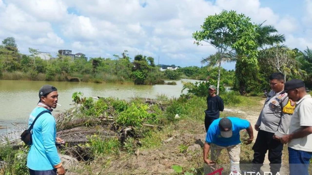 Kapolres Imbau Warga Waspada Serangan Buaya Bangka Barat di Permukiman
