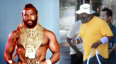 Mr. T berperan sebagai Sersan B. A. Baracus dalam serial televisi The A-Team (Dailymail)