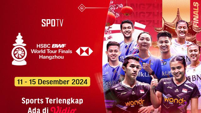 Jadwal Pertandingan HSBC BWF World Tour Finals 2024 di Vidio