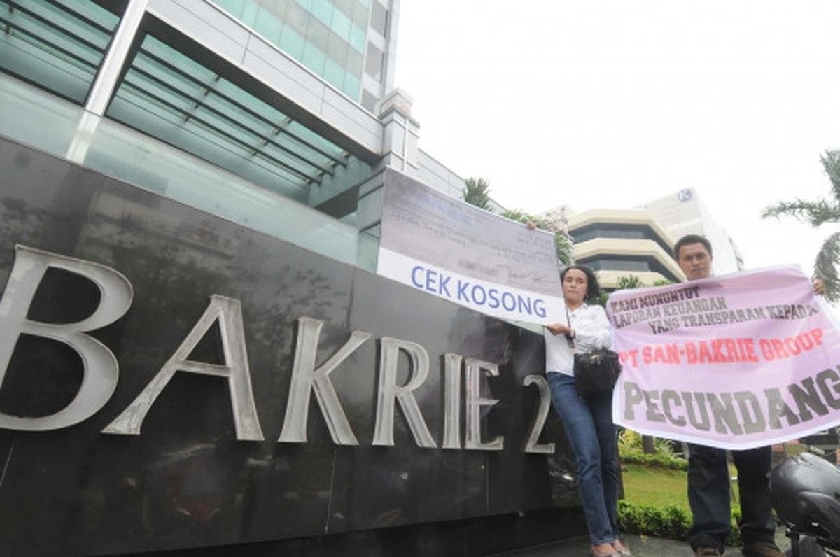 Tuntut pelunasan hutang, partner bisnis geruduk Wisma Bakrie