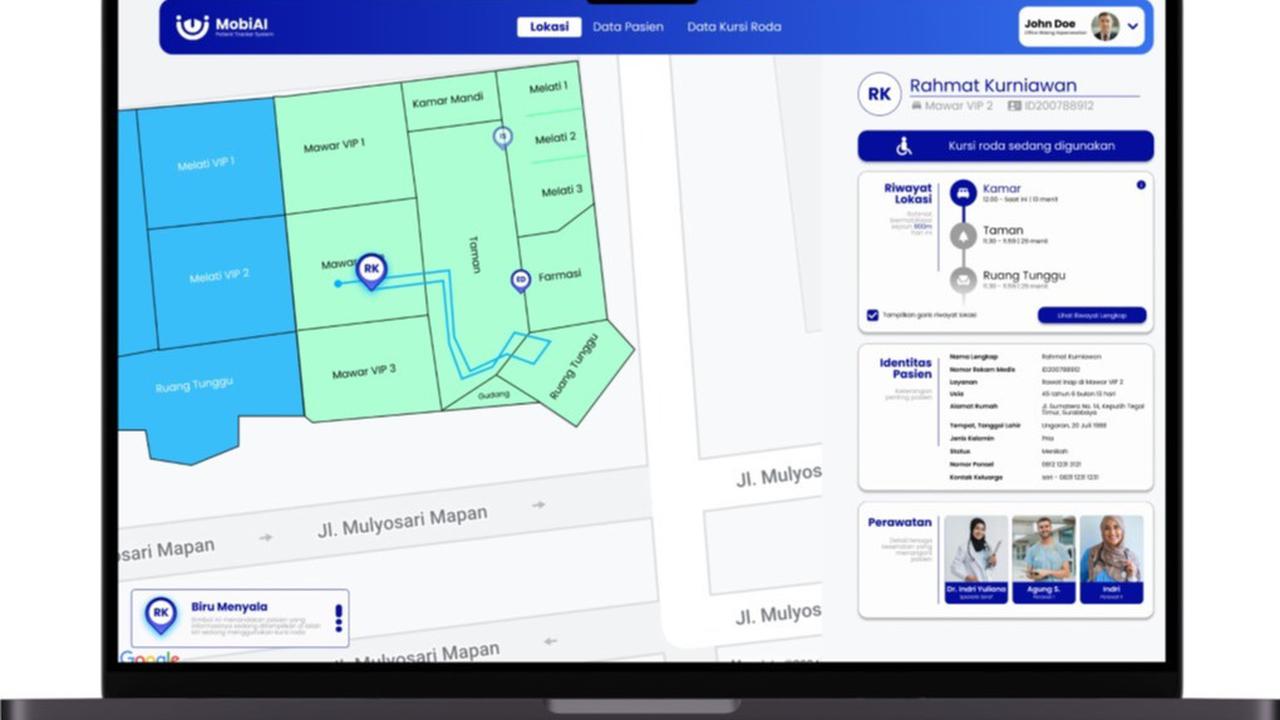 MobiAi, kursi roda yang bisa digerakkan dengan mata