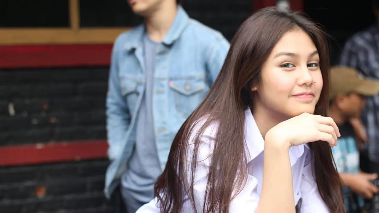 [Bintang] Bikin Hati Meleleh, Vanesha Prescilla dengan Atasan Crop Gemesin