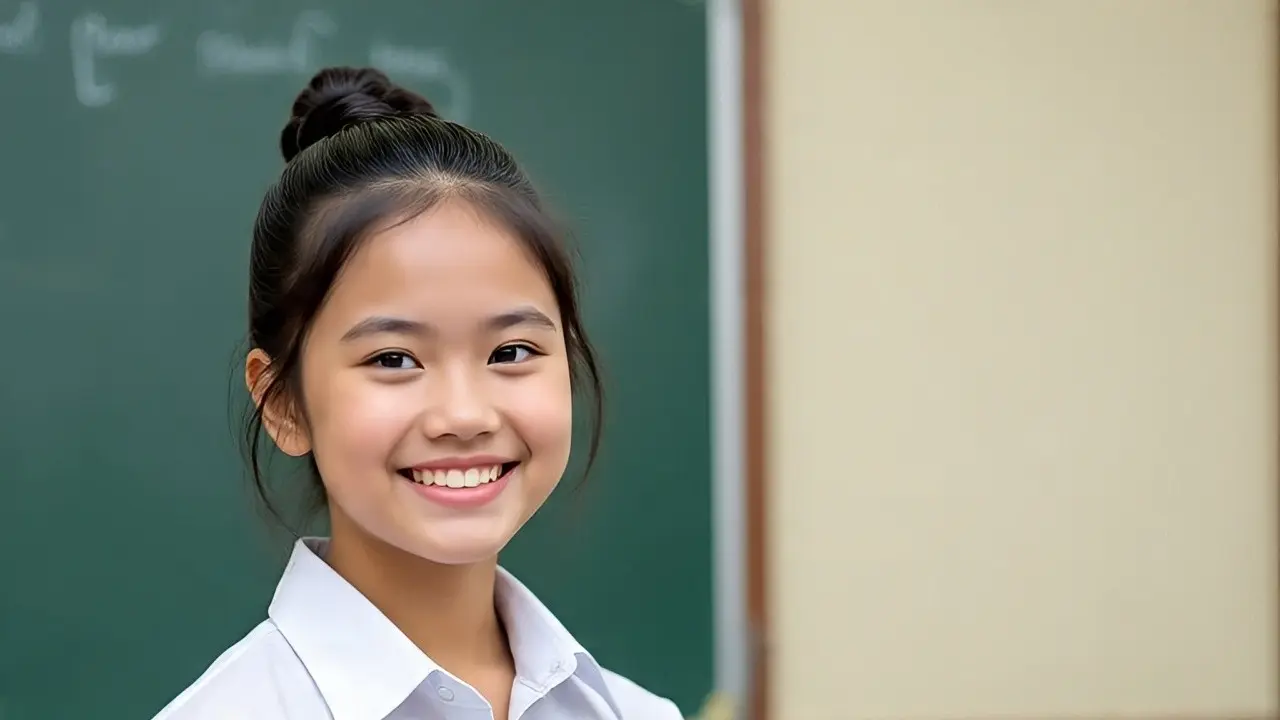 Model Rambut Anak Sekolah Perempuan (Foto: AI)