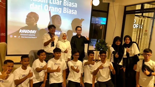 Sesi dokumentasi peluncuran film dokumenter (docuseries) bertajuk Sosok Baik Indonesia bertepatan dengan Hari Disabilitas Internasional di Jakarta